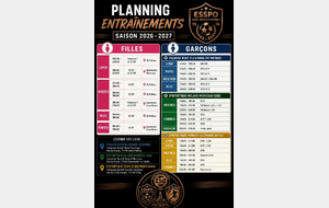 PLANNING ENTRAINEMENTS