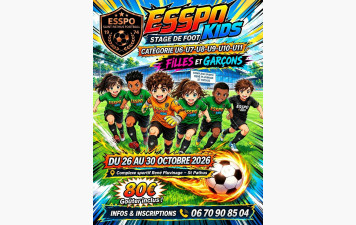 STAGE FUTSAL Octobre 2026